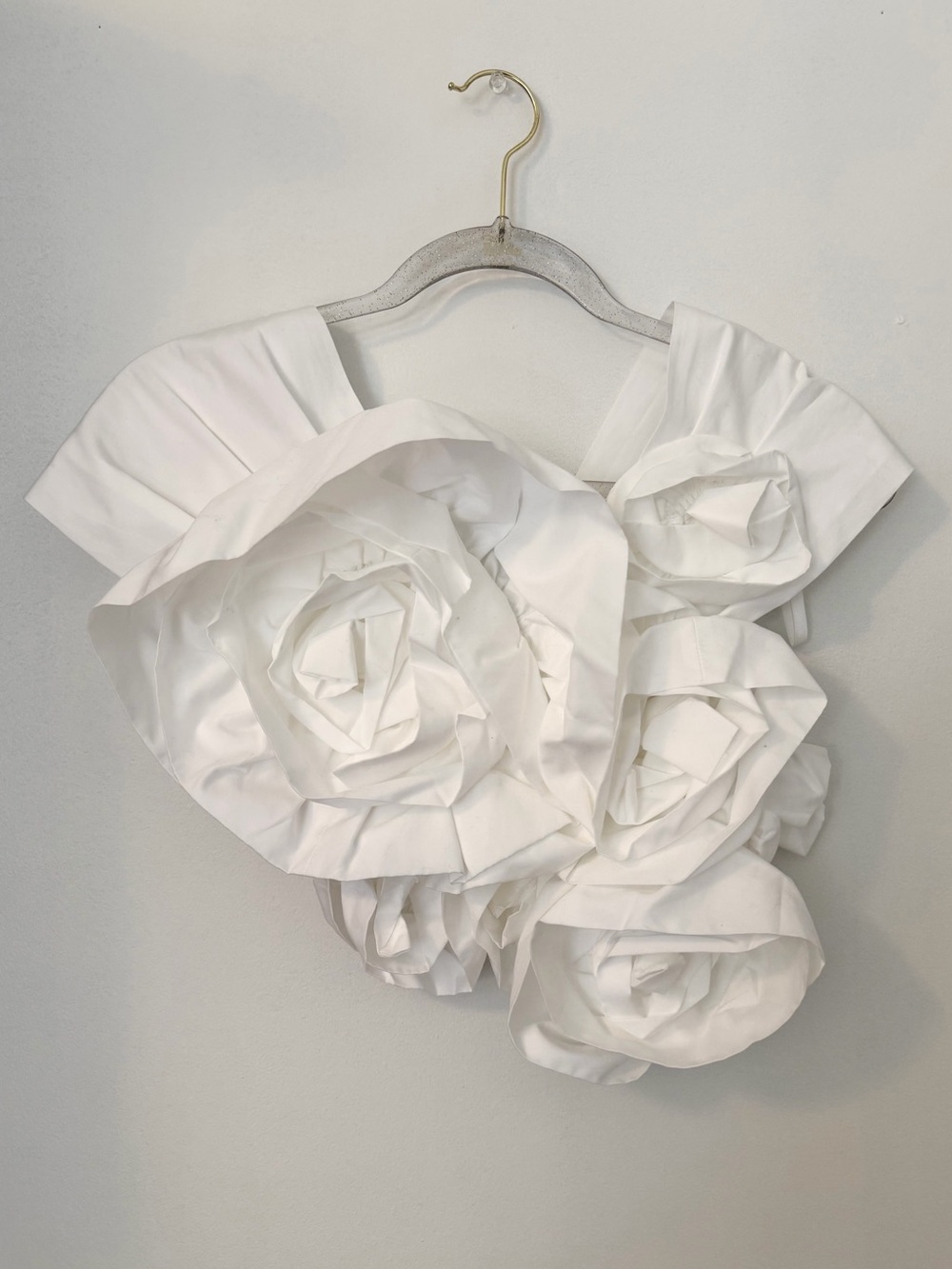 Simone Rocha pressed rose cluster top